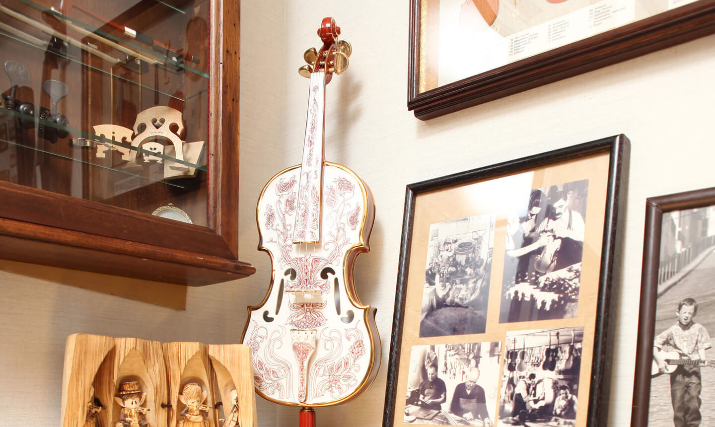 バイオリン 弦楽器 飾り インテリア 写真