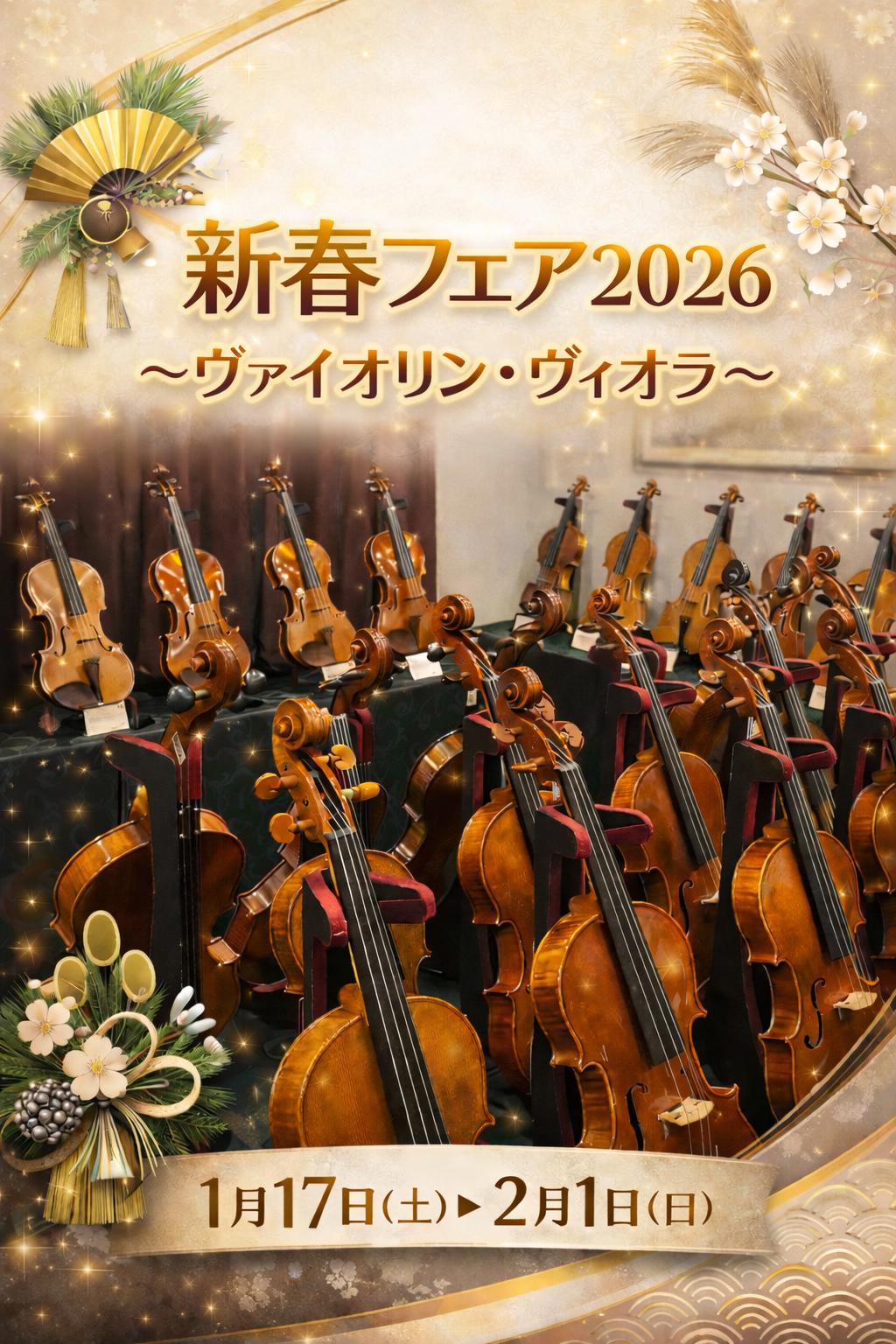 新春フェア（ヴァイオリン・ヴィオラ）2026 | 鈴木弦楽器